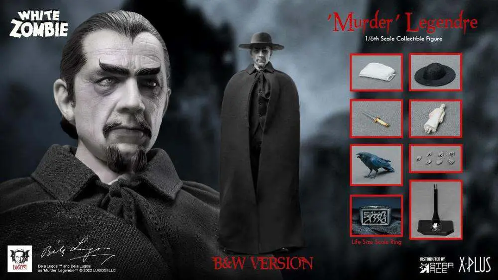 murder legendre bela lugosi 1/6 b/w af