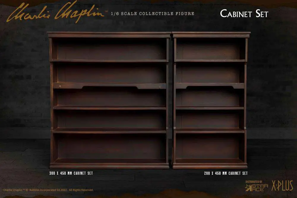charlie chaplin 1/6 cabinet set