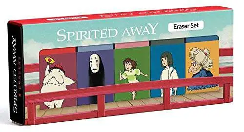 spirited away erasers set