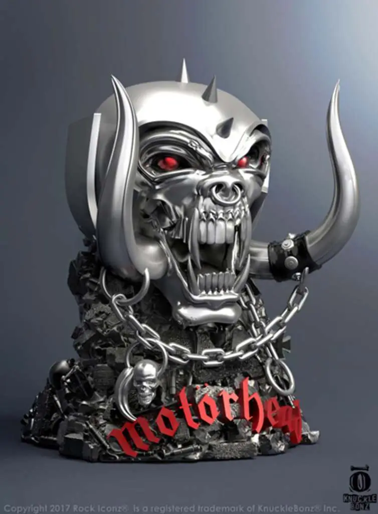rock iconz motorhead warpig statue