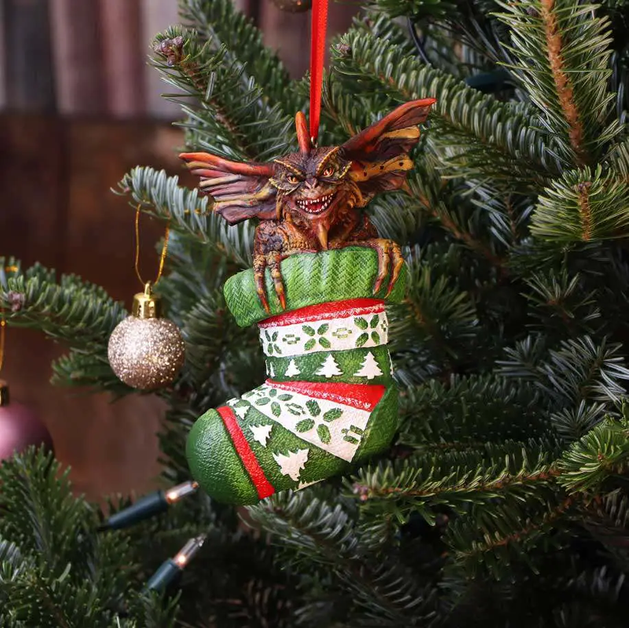 gremlins mohawk in stocking ornament