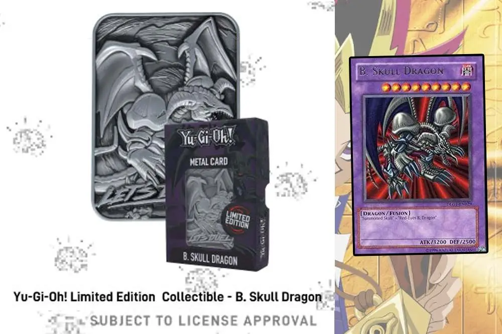 yu-gi-oh! ltd ed metal b.skull dragon