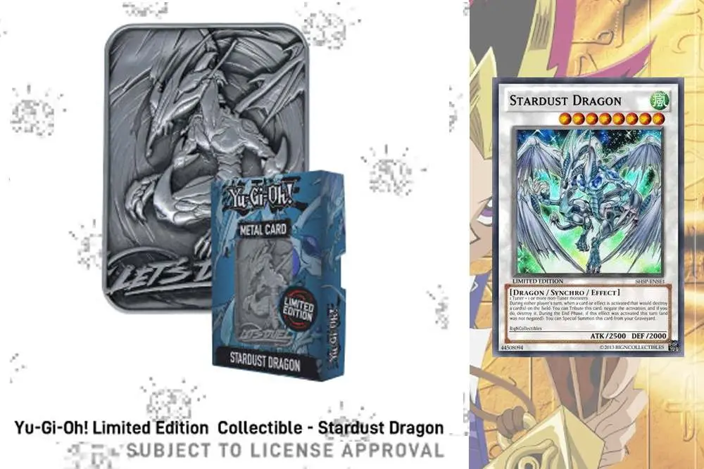 yu-gi-oh! ltd ed metal stardust dragon