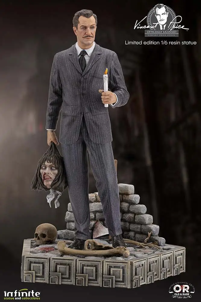 vincent price old&rare 1/6 resin statue