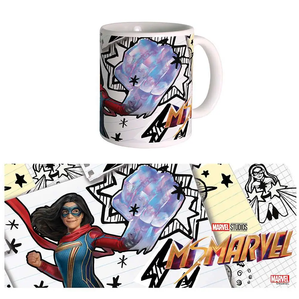 ms marvel doodles mug