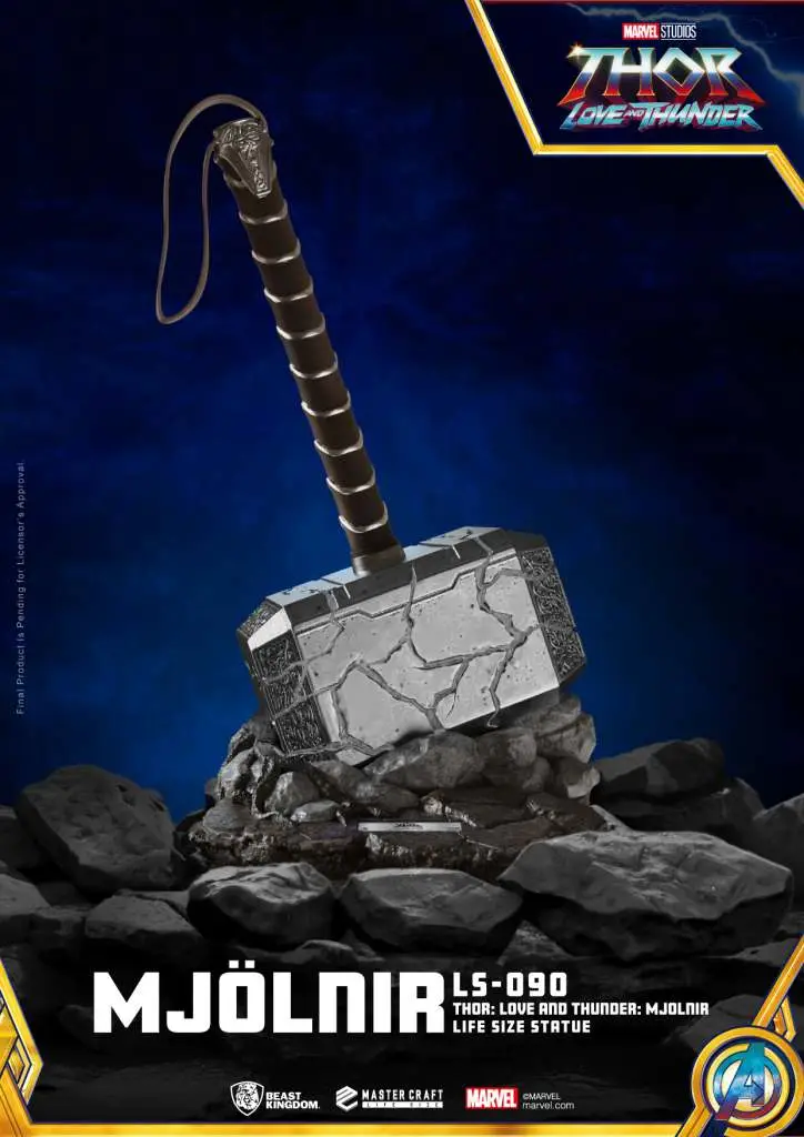 thor love'n'thunder mjolnir 1/1 replica