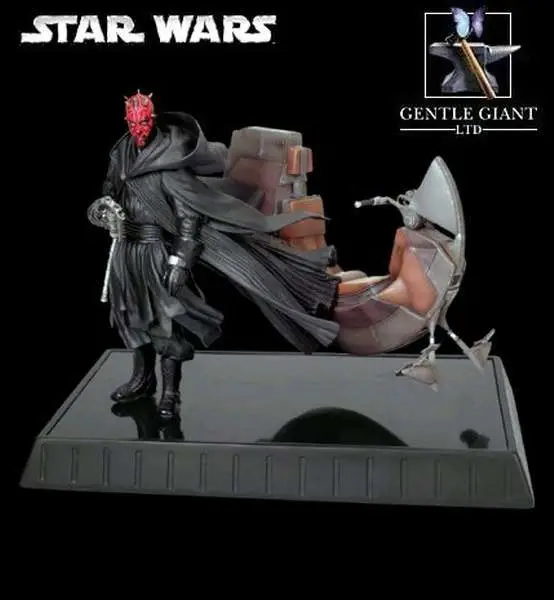 sw darth maul and bloodfin statue