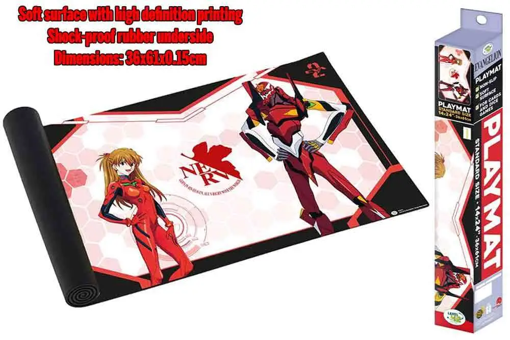 neon genesis evangelion playmat eva 02