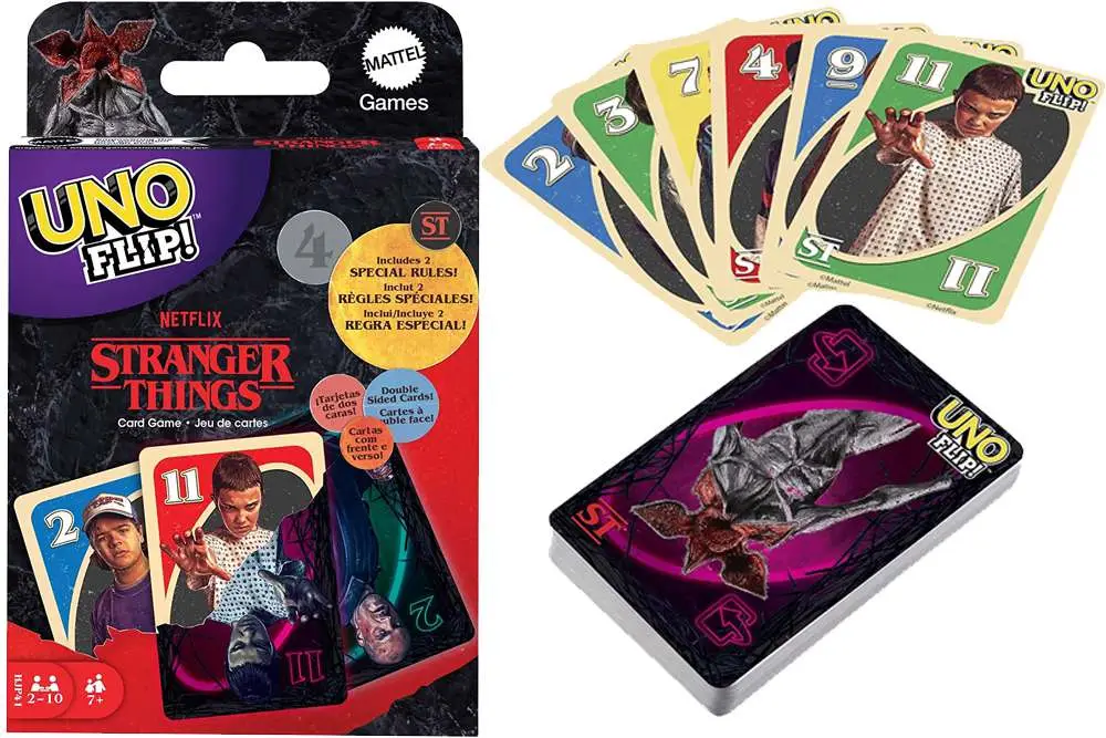 uno flip - stranger things