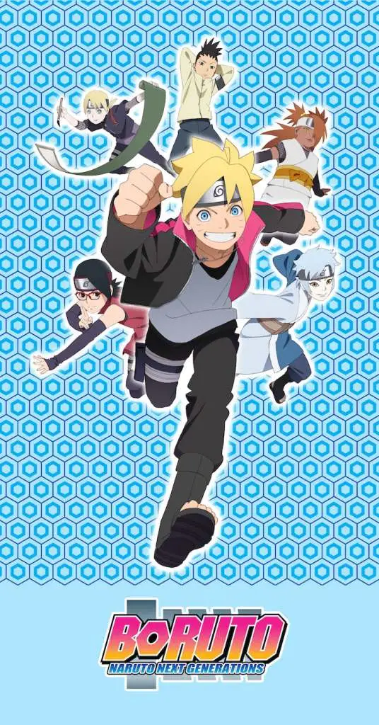 naruto boruto small towel