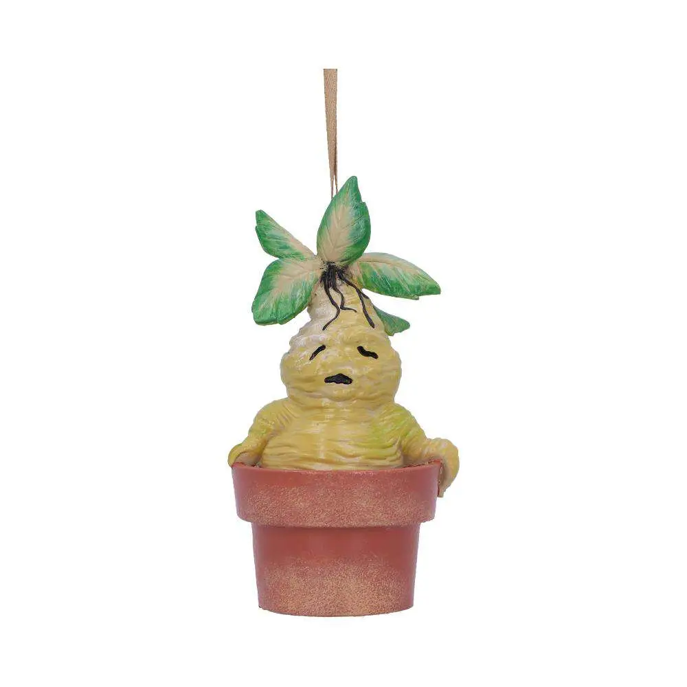 harry potter mandrake hanging ornament