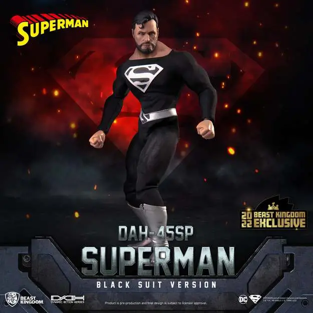 superman black suit dah