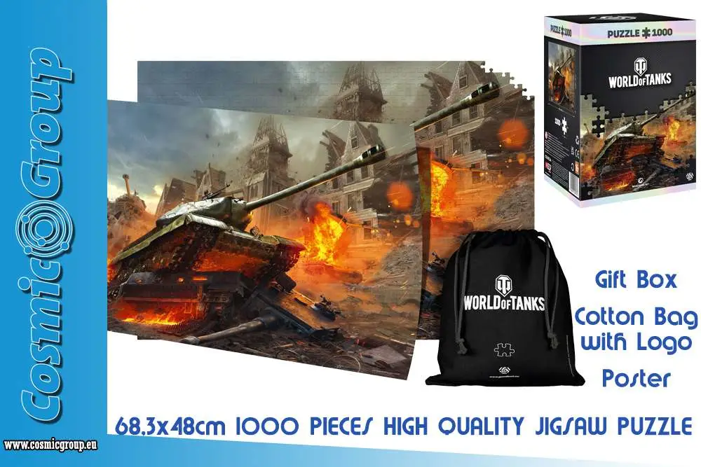 world of tanks- 1000 pcs puzzle