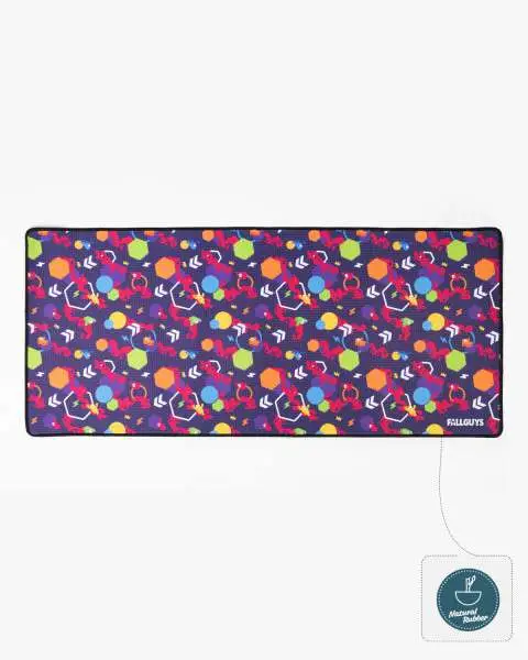 fall guys beans oversized mousepad