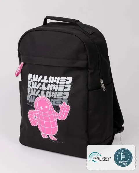 fall guys black backpack
