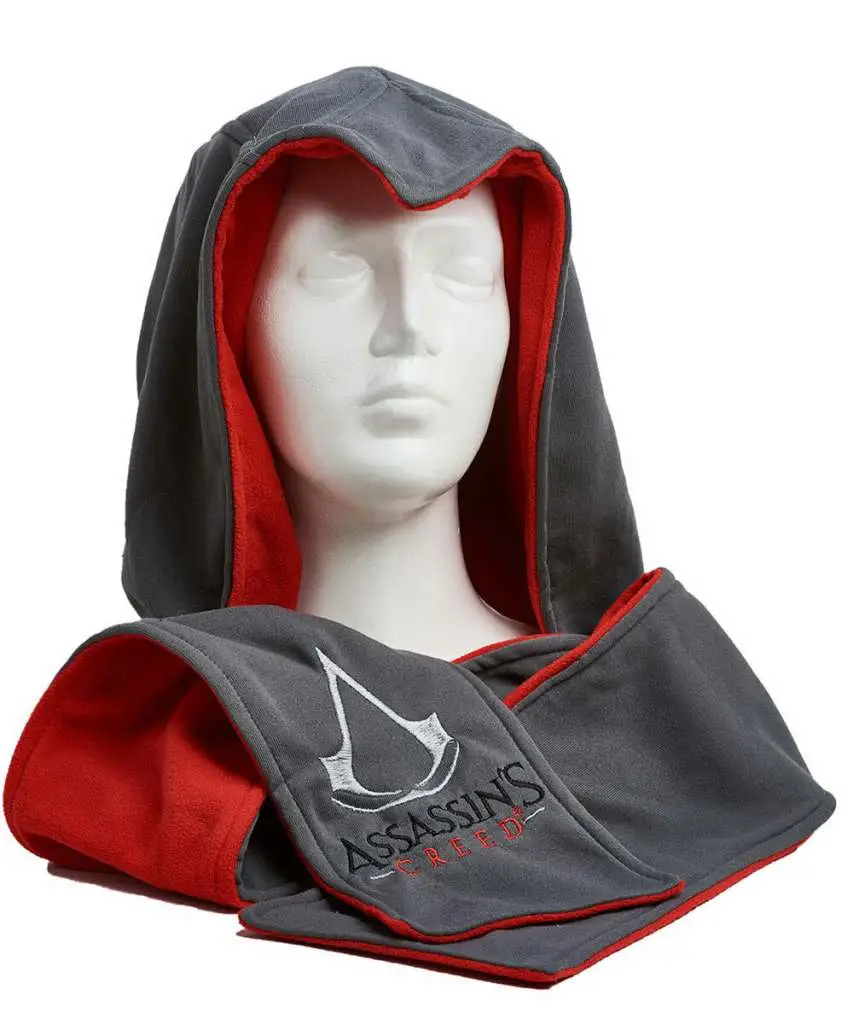 assassin creed hoodie with scarf