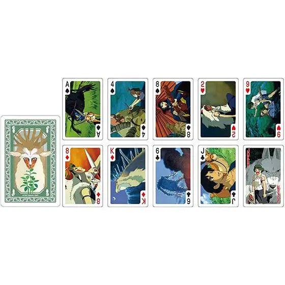 princess mononoke playing cards