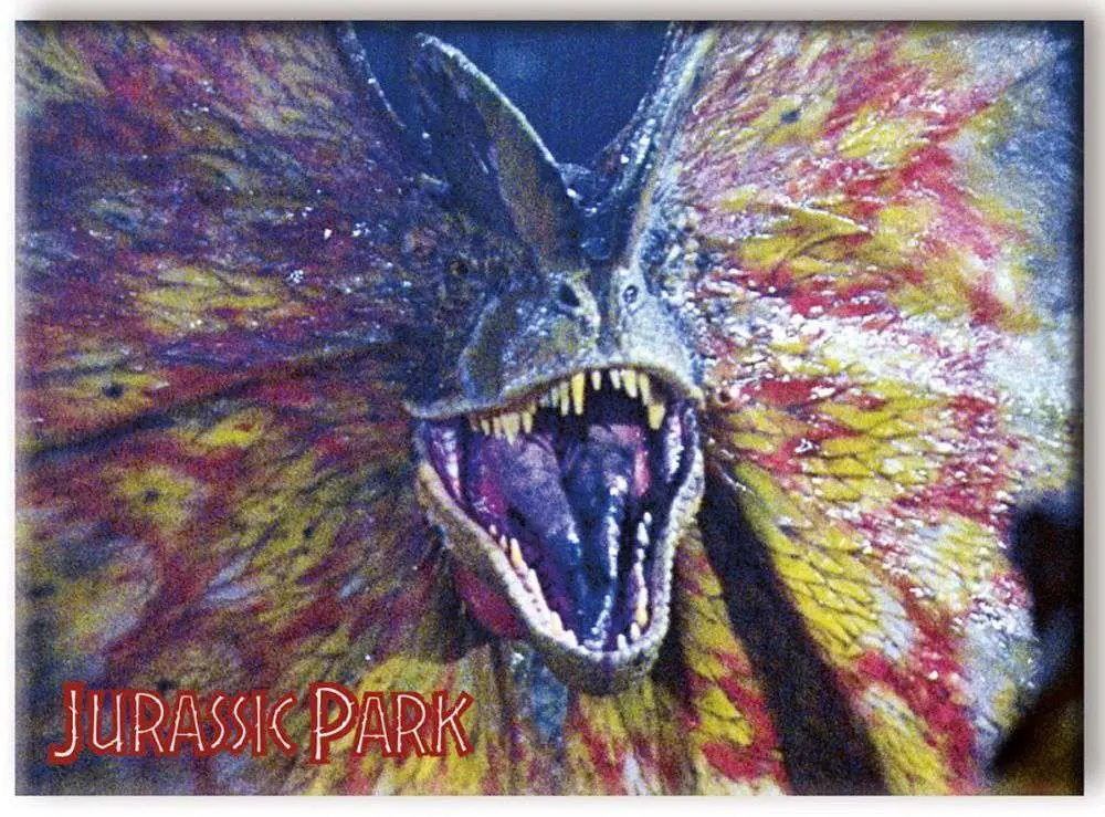 jurassic park frilled flat magnet
