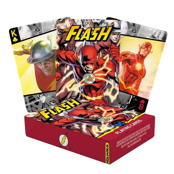 dc comics the flash playing cards