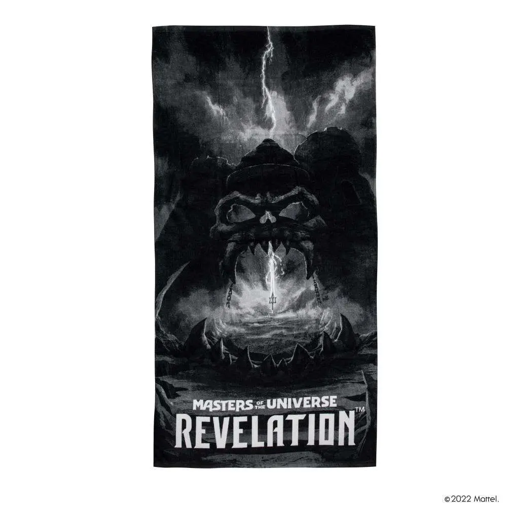 motu dark castle grayskull beach towel