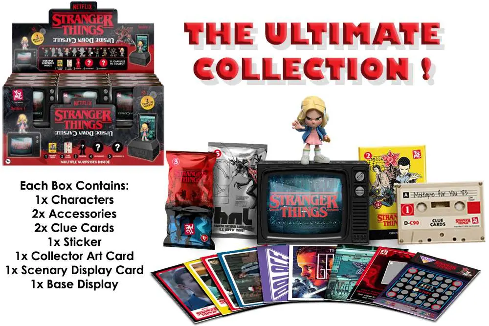 stranger things - upside down capsule series 1 - display (12 units)