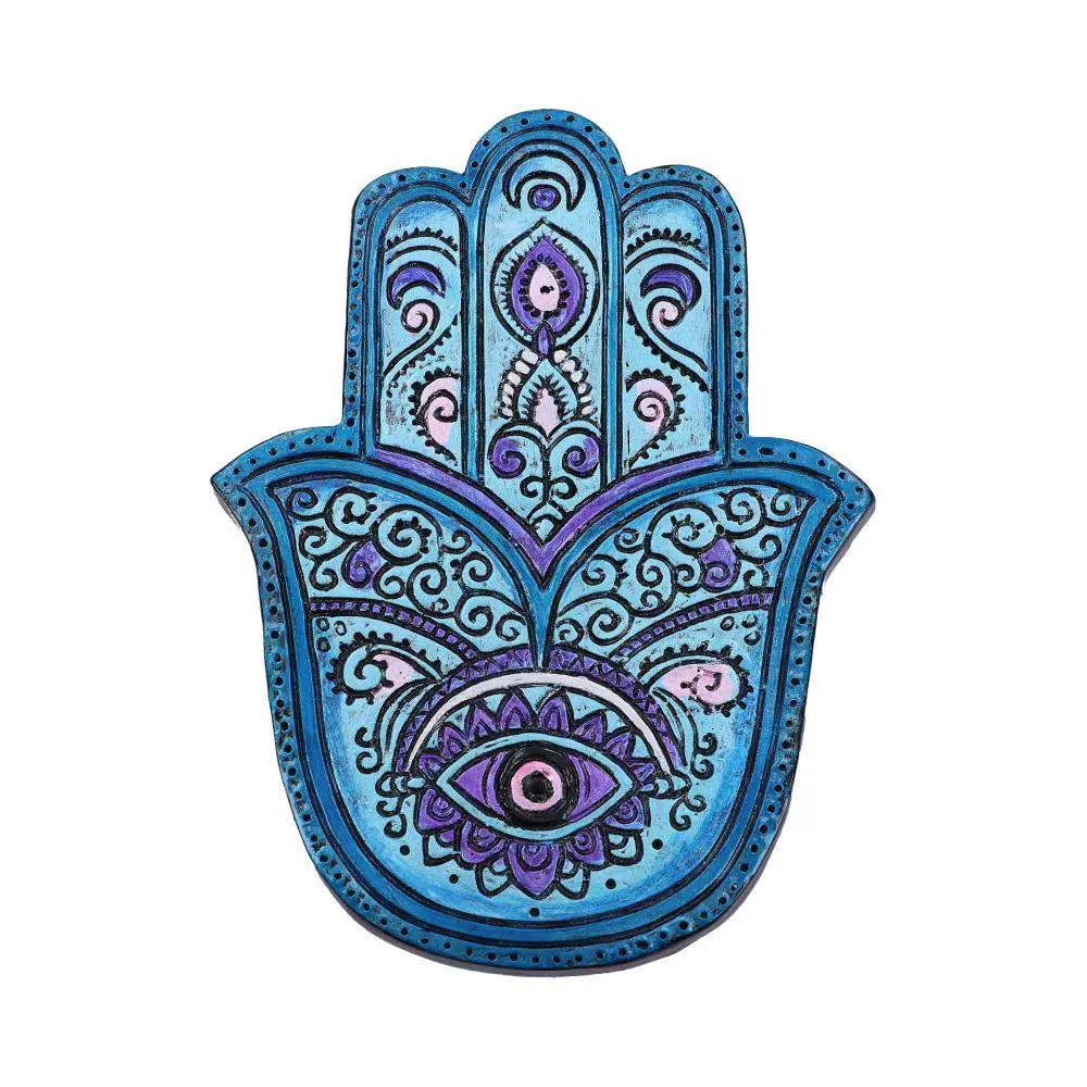 incense burner hamsa's serenity set of 4