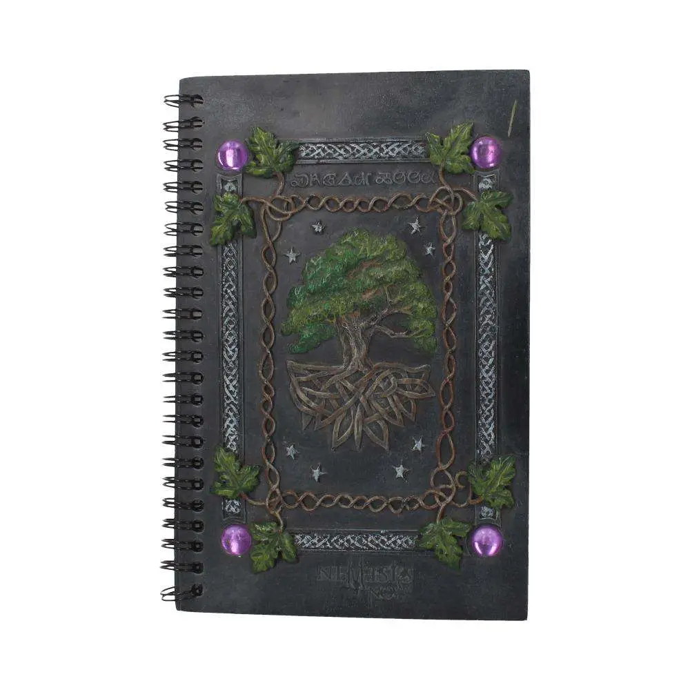 notebook resin spiral cover tree of life