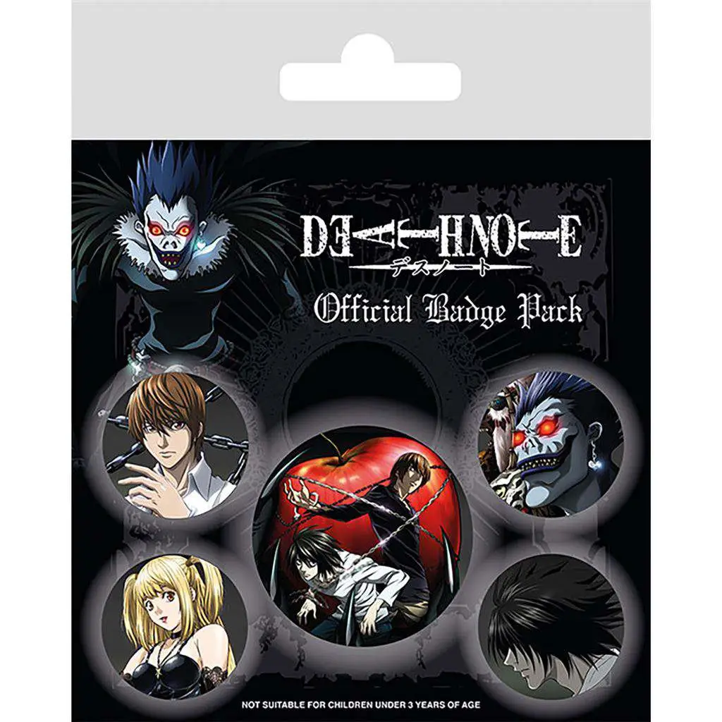 death note badge pack