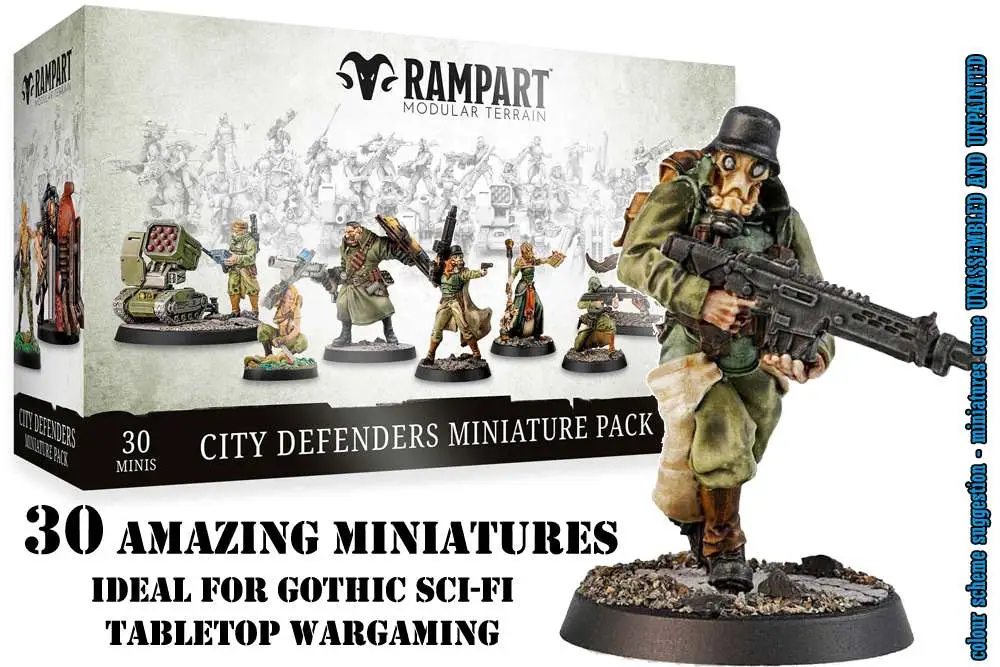 city defenders miniature pack