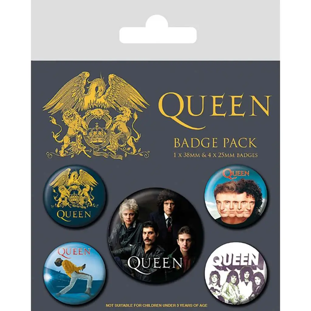 queen classic badge pack