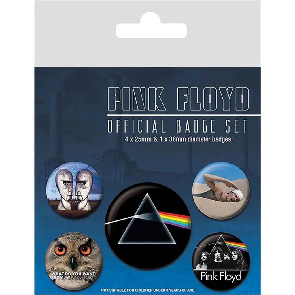 pink floyd badge pack