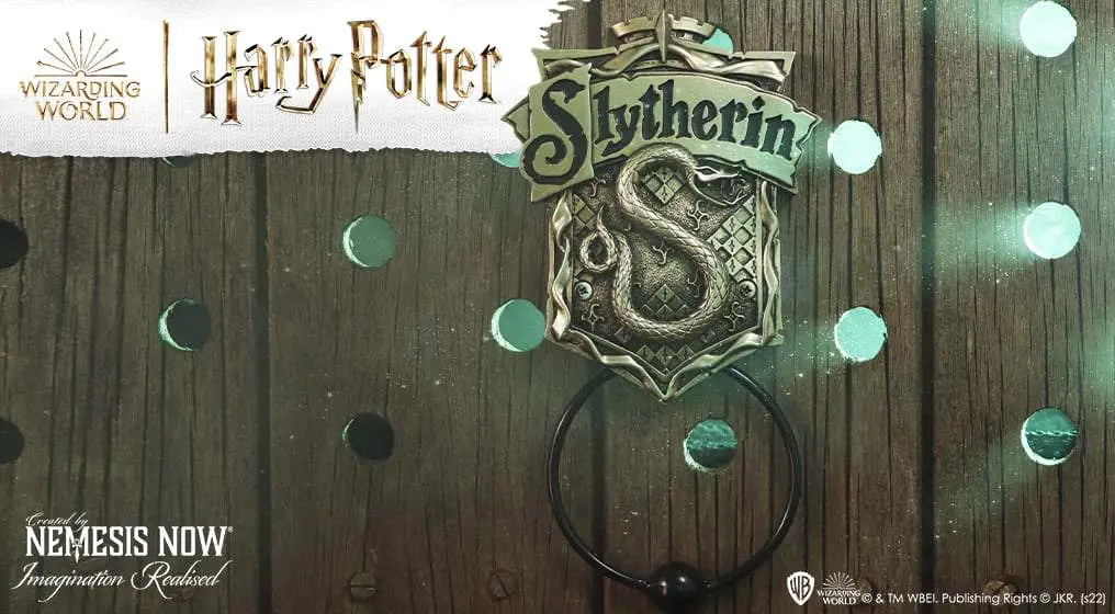 harry potter slytherin door  knocker