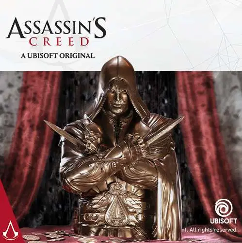assassin creed ezio bust box bronze