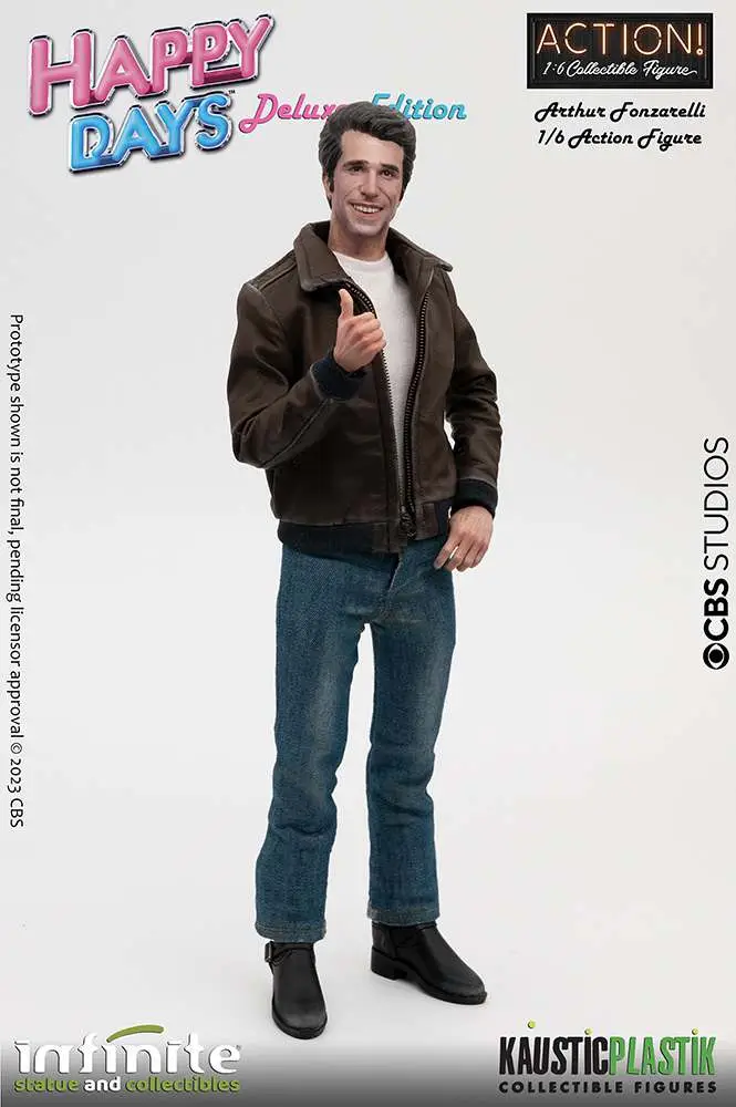 fonzie happy days w/juke-box 1/6 af dlx