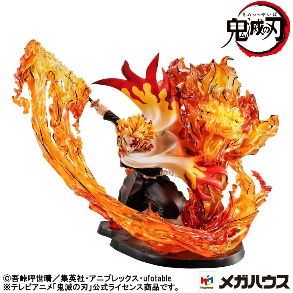 demon slayer kyojuro flame breath gem st