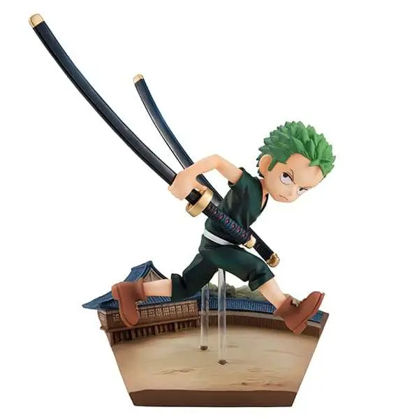 one piece gem zoro run run run statue