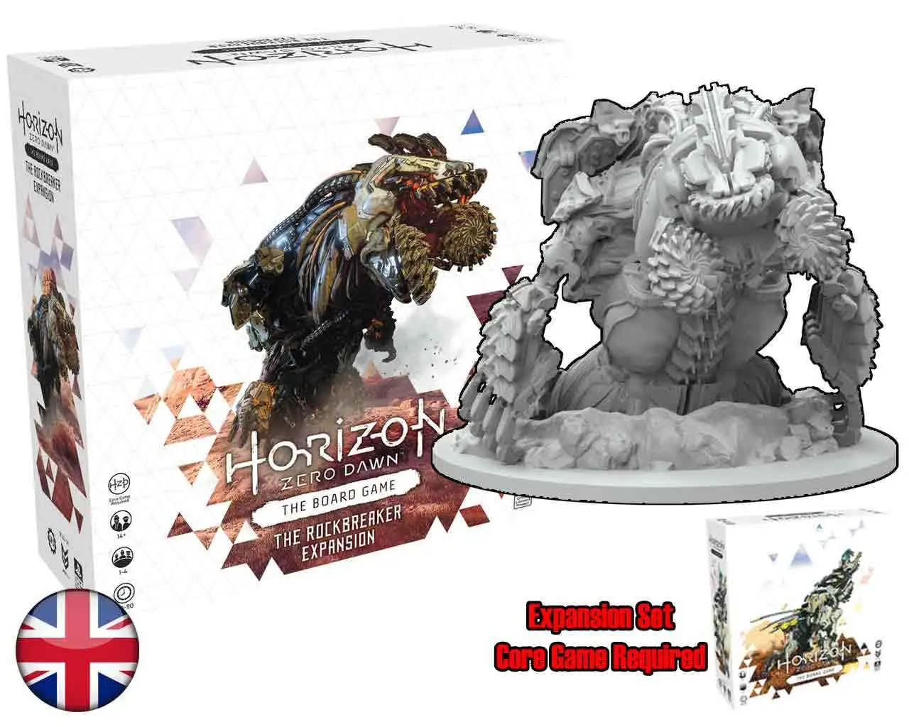 horizon zero dawn the board game - rockbreaker expansion set
