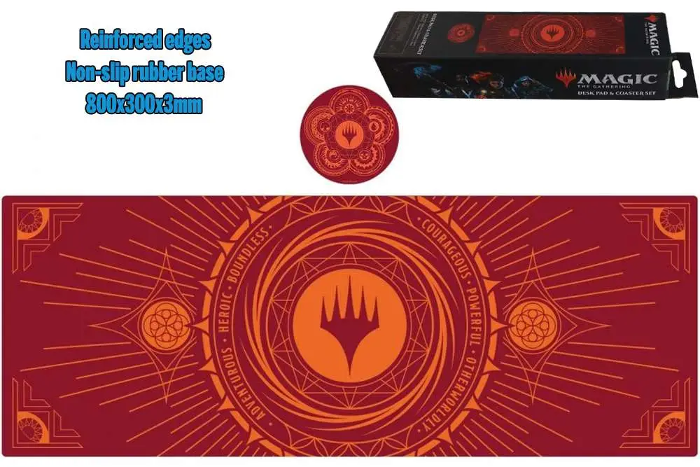 magic the gathering - xl desk pad and coaster set