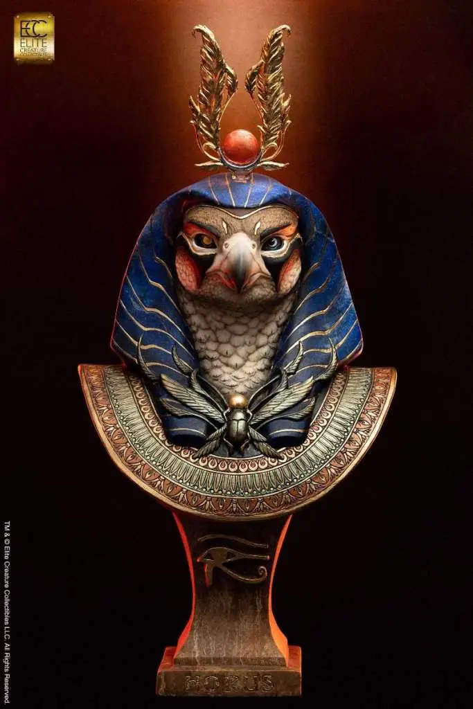 horus bust by miyo nakamura