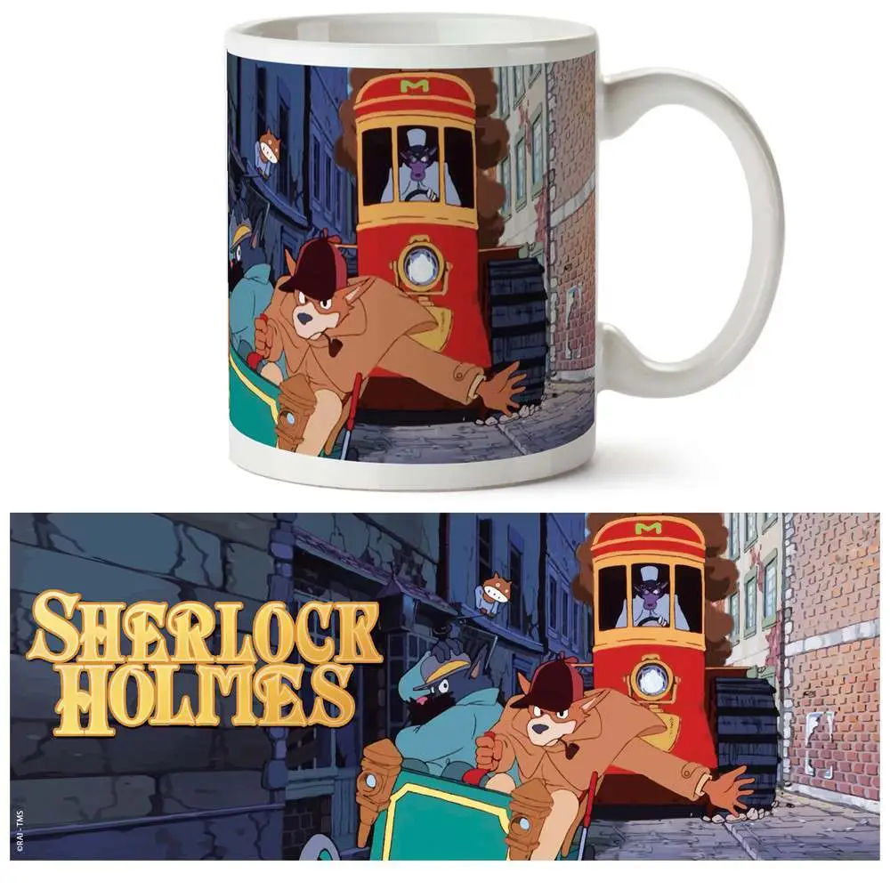 sherlock hound poursuite mug