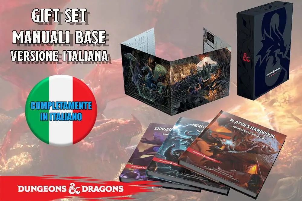 dungeons & dragons - cofanetto regalo manuali base