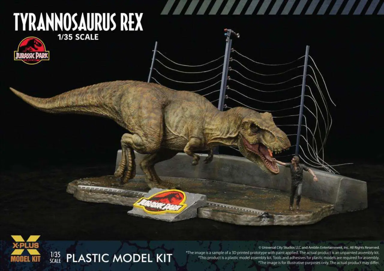jurassic park t-rex 1/35 model kit
