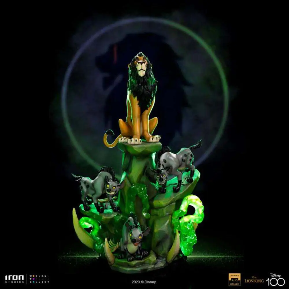 lion king scar deluxe 1/10 statue