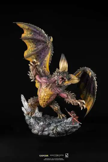monster hunter world  nergigante statue