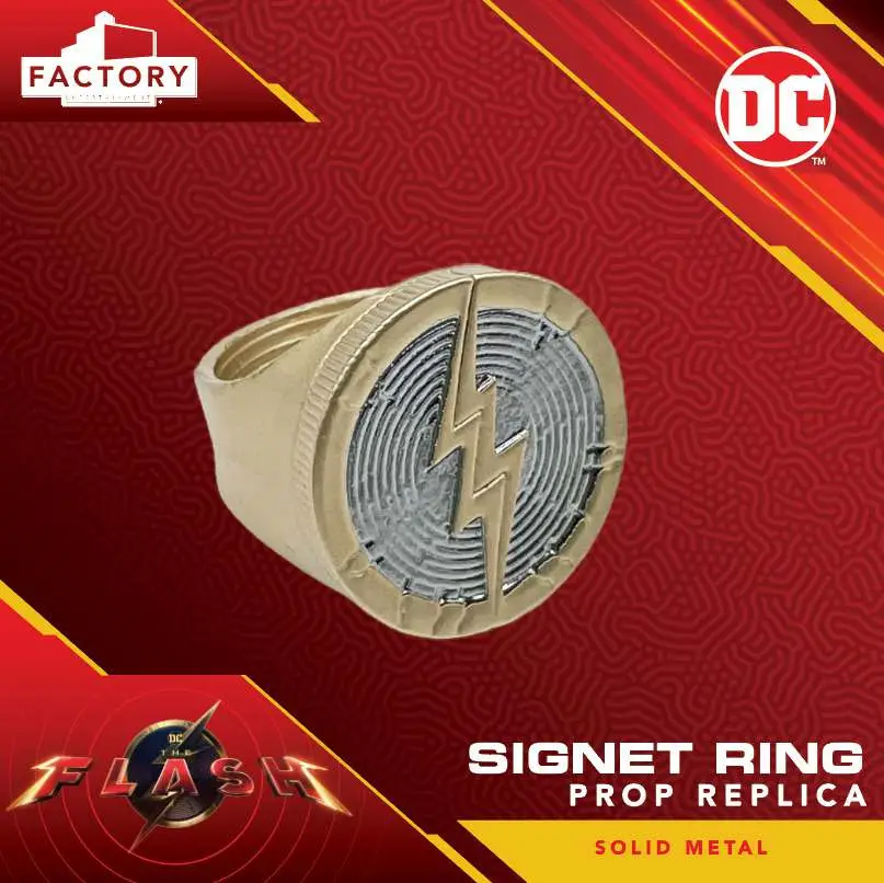 the flash signet ring prop replica