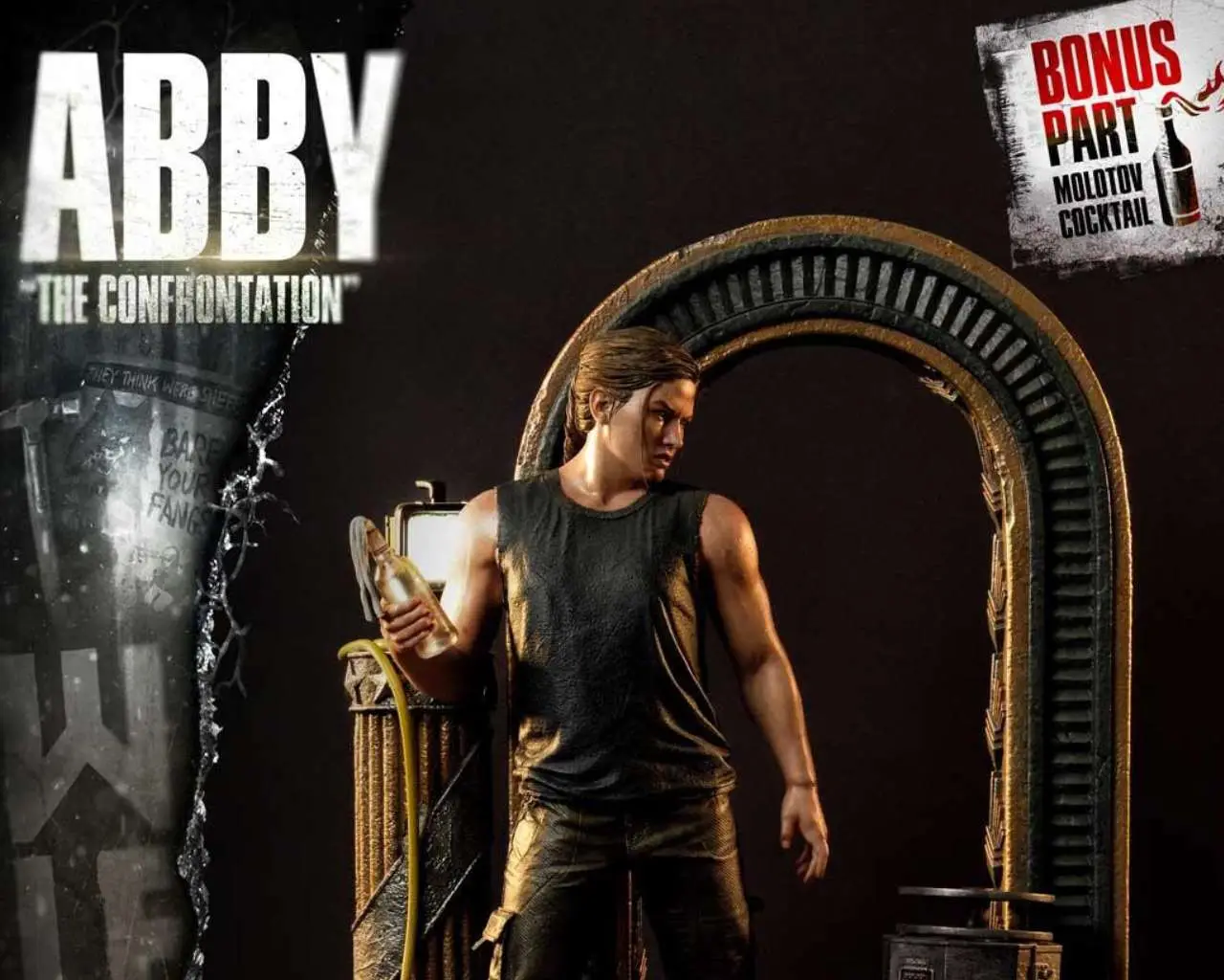 the last of us 2 abby bonus ver. statue