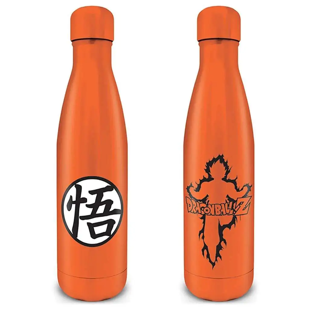 dragon ball z goku kanji metal drink bottle
