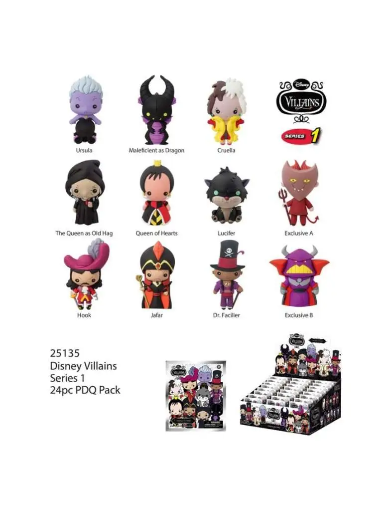 disney villains bag clip blind box display (24)