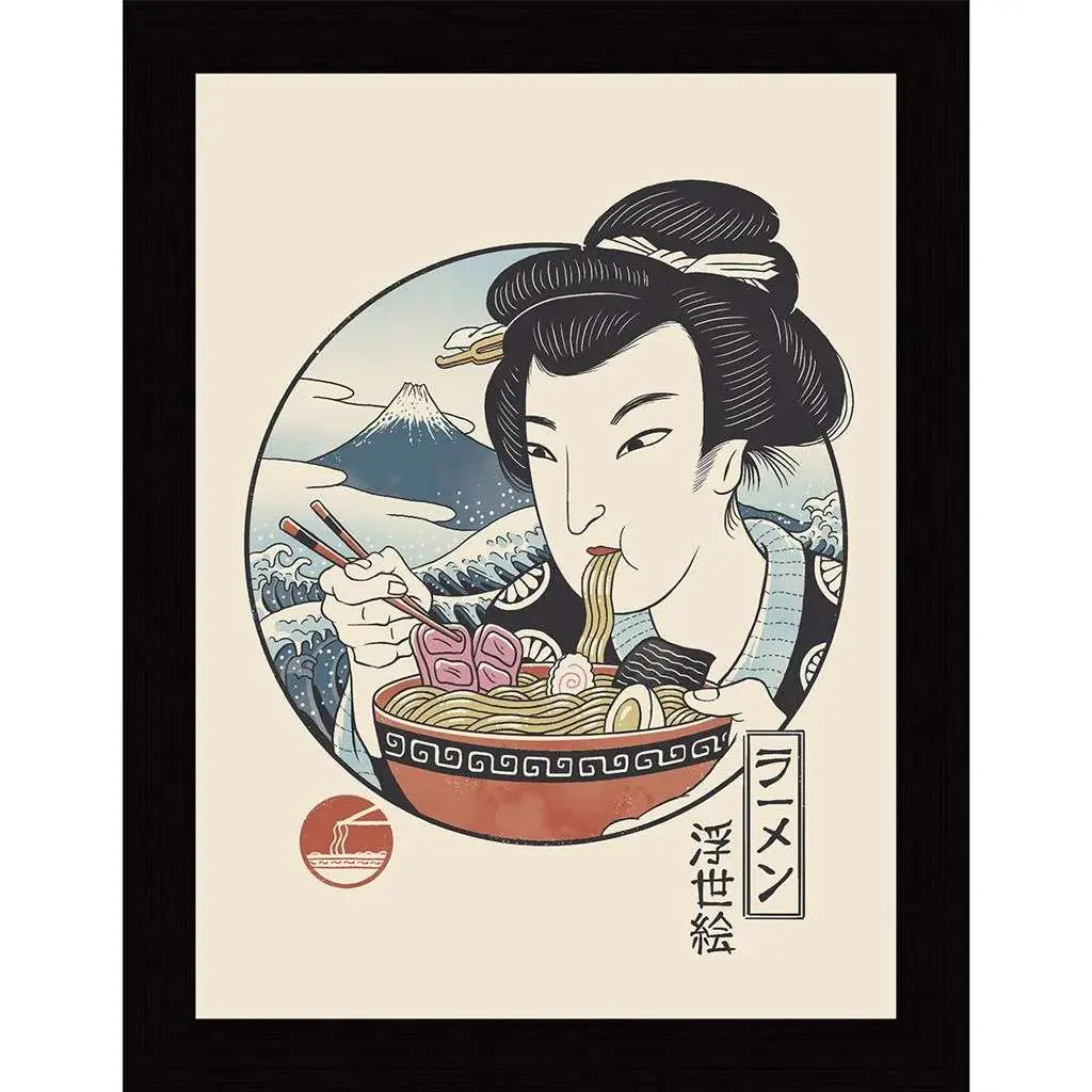vincent trinidad taste of japan  collector print framed