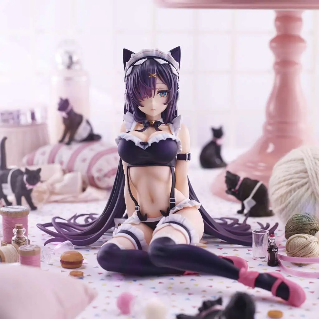 cat maid by mika pikazo pvc statue